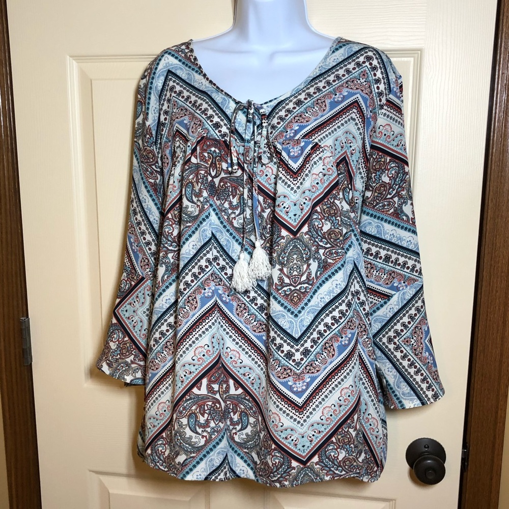 Eyeshadow Boho Top 2X EUC